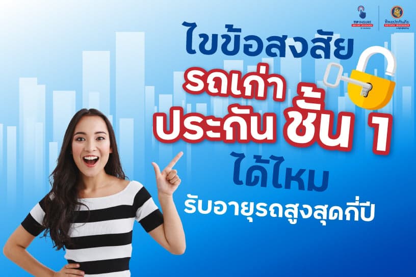 ไขข้อสงสัย รถเก่า ประกันชั้น 1 ได้ไหม รับอายุรถสูงสุดกี่ปี
